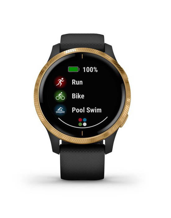 Garmin Garmin Venu 010-02173-33, venu сша мужские часы на браслете силикон боковой вид